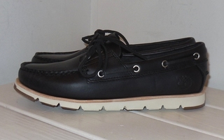 37 - Timberland t.sin. purjehduskengät nahkaa * UUDET