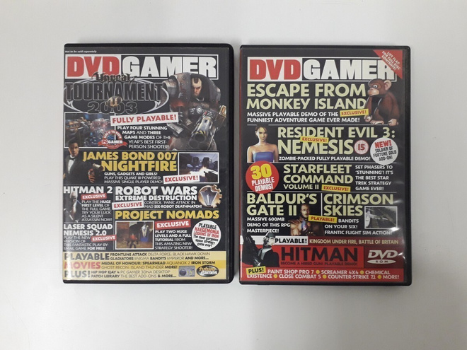 PC Gamer DVD 90 ja 116 (2000, 2002, 2dvd)