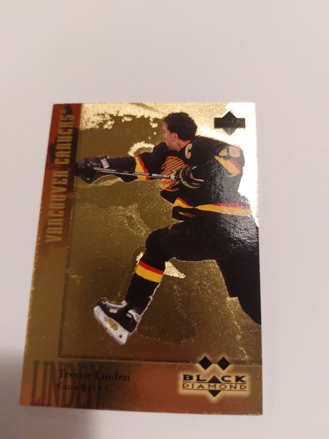 1996-97 Black Diamond Gold #115 Trevor Linden