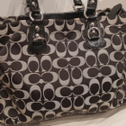Coach Signature Ashley Sateen Satchel Laukku / Olkalaukku - pikkukuva 4