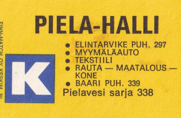Pielavesi, PIELA - HALLI , Kesko,  b438