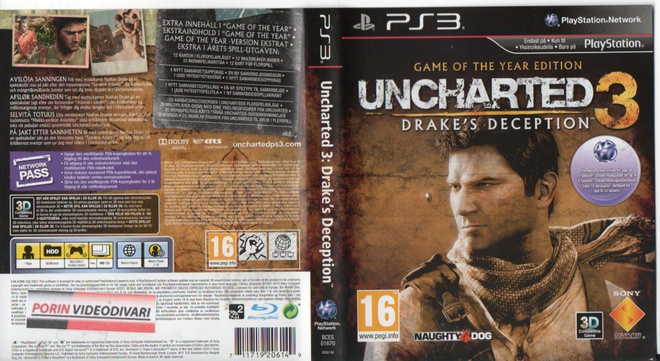 Uncharted 3 Drake´S Deception	(40 996)	k		PS3					game of th