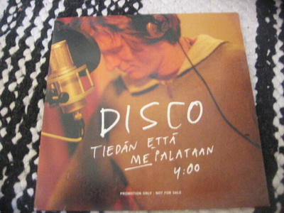 Disco - Tiedän että me palataan (promo cds)