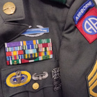 USA laskuvarjo joukkojen uniformu  takki ja baretti   82 abn - pikkukuva 4