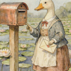 Ankka postilaatikolla - pikkukuva 1