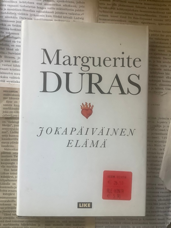 Marguerite Duras - Jokapäiväinen elämä (sid.)