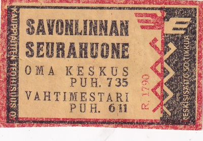 Savonlinna, Savonlinnan Seurahuone   3/16