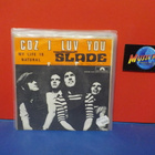 SLADE - COZ I LUV YOU VG+/VG+ BELGIA 7" - pikkukuva 2