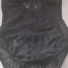 Musta pitsi Bodysuit / Bodystocking / Body - koko S / 34 - pikkukuva 1
