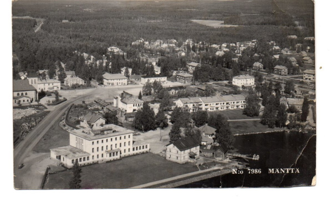 MÄNTTÄ: ilmakuva (tmi Karhumäki 7986, mv)