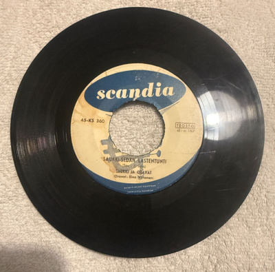 SAUKKI JA ORAVAT / BRITA JA EIKKA 7" EP - 3 SONGS