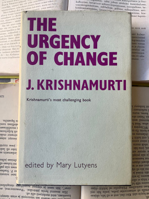 J. Krishnamurti - The Urgency of Change (hardcover)