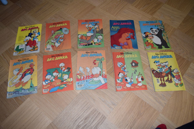 Aku ankka lehtiä 26kpl vuodelta 1992