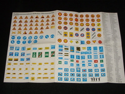 Tieliikenneasetuksen mukaiset liikennemerkit - JULISTE 1980