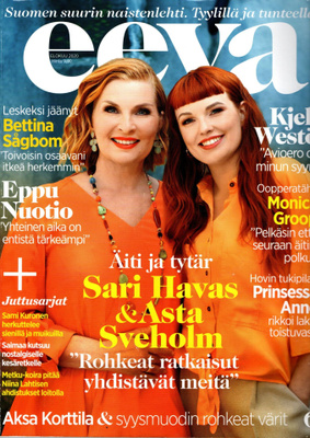 Eeva n:o 8 2020 Bettina & Kjell. Eppu. Monica. Jyväskylä.