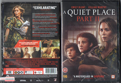 quiet place part 2 (73 185) UUSI -FI- DVD emily blunt 2021