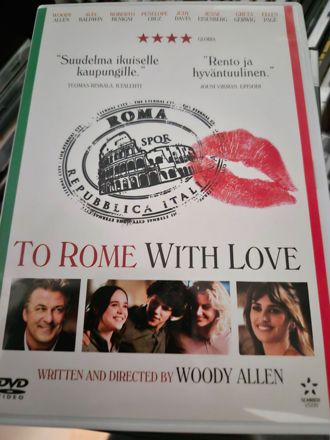 To Rome With Love DVD