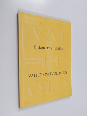 Kirkon työntekijän vaitiolovelvollisuus