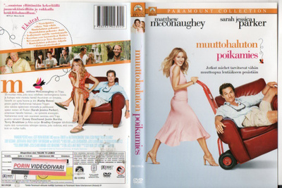 muuttohaluton poikamies (503) k -FI- suomik. DVD sarah jess