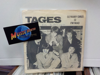 TAGES - SO MANY GIRL'S / I'M MAD VG++/VG++ 7"