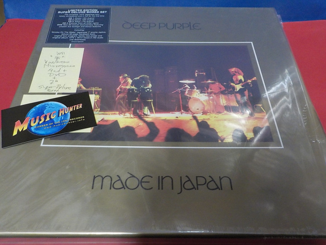 DEEP PURPLE - MADE IN JAPAN UUSI 4CD+DVD+7'' BOKSI