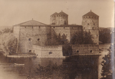 Savonlinna. Olavinlinna , wanhakortti      b481