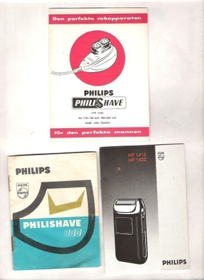 Philips, 5 käyttö-ohjetta + 2 muuta.