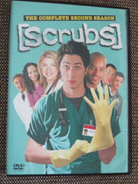 SCRUBS TUHO-OSASTO KAUSI 2 (4 x DVD - uusi)