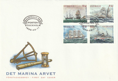 RUOTSI 1999 - 2127/30 FDC KUORI