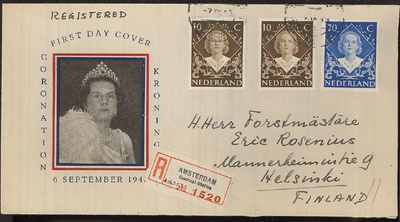 Hollanti Mi 509-10 FDC