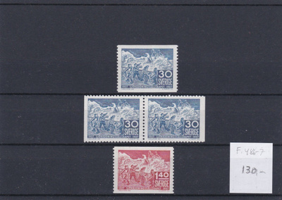 RUOTSI 1957 - Fa 486 -87 **