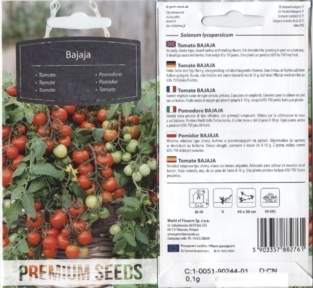 Kirsikkatomaatti 'Bajaja' - siemenet #