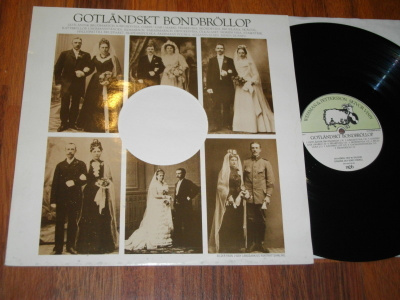 GOTLÄNDSKT BONDBRÖLLOP  - LP 1979 ruotsal. kansanmusiikki EX