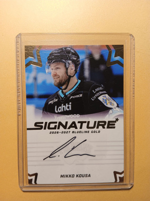 Mikko Kousa Pelicans 2026-27 Blueline Signature Gold /40