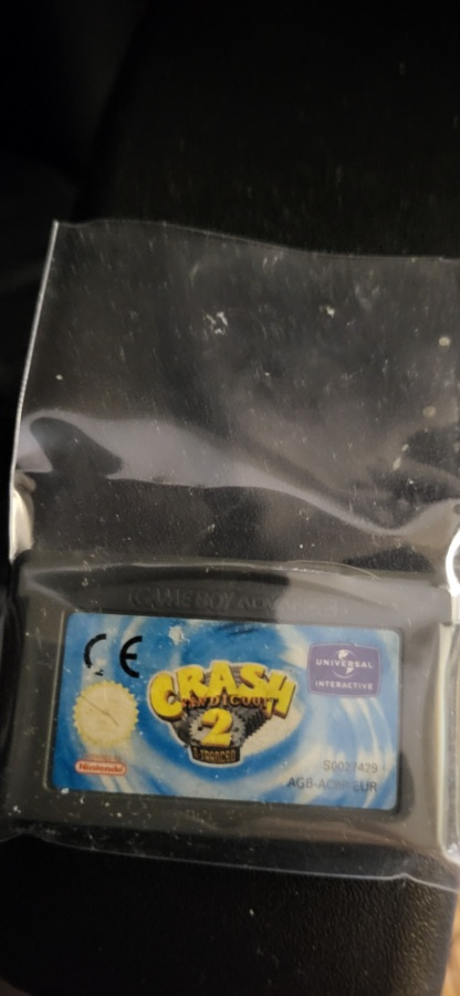 Crash Bandicoot 2: N-Tranced game boy advance peli rare