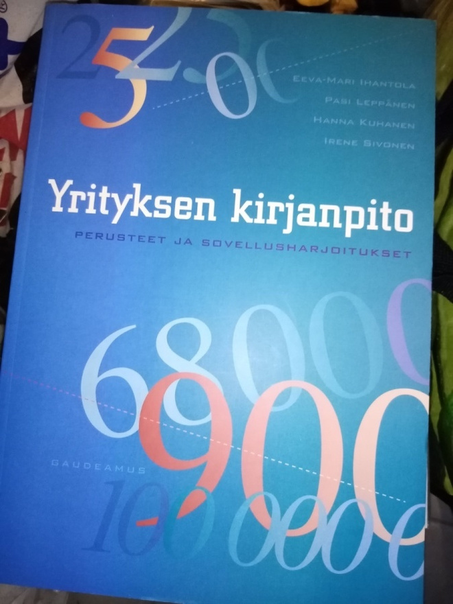 Ihantola : Yrityksen kirjanpito