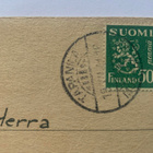 Kaksi kulkenutta joulukorttia (1940-luku?) - pikkukuva 4