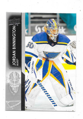 2018-19 Upper Deck #153 Jordan Binnington ,St Louis Blues MV