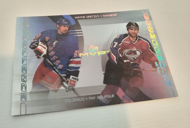 2000-01 Upper Deck MVP Excellence Gretzky/ Bourque #ME10