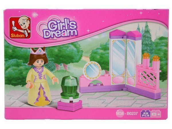 Sluban Girl's Dream Kuningatar, 29 palikkaa, 1 hahmo *UUSI*