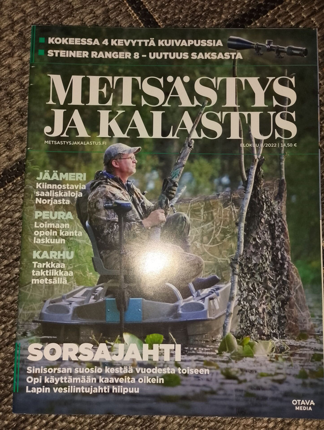 Metsästys ja kalastus 8/2022