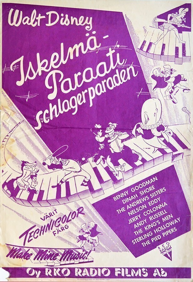 Elokuvajuliste: Iskelmäparaati (Walt Disney)