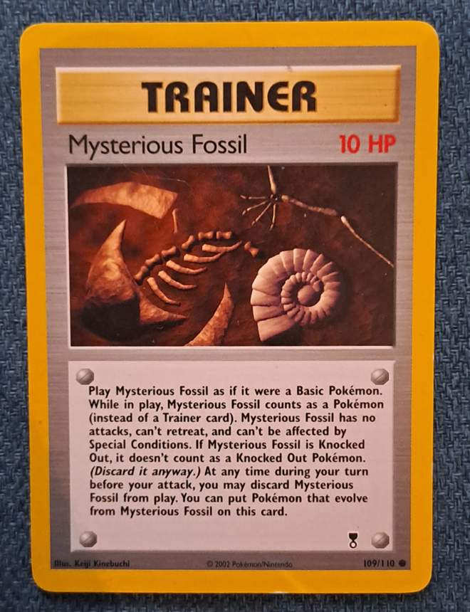 Mysterious fossil legendary collection!