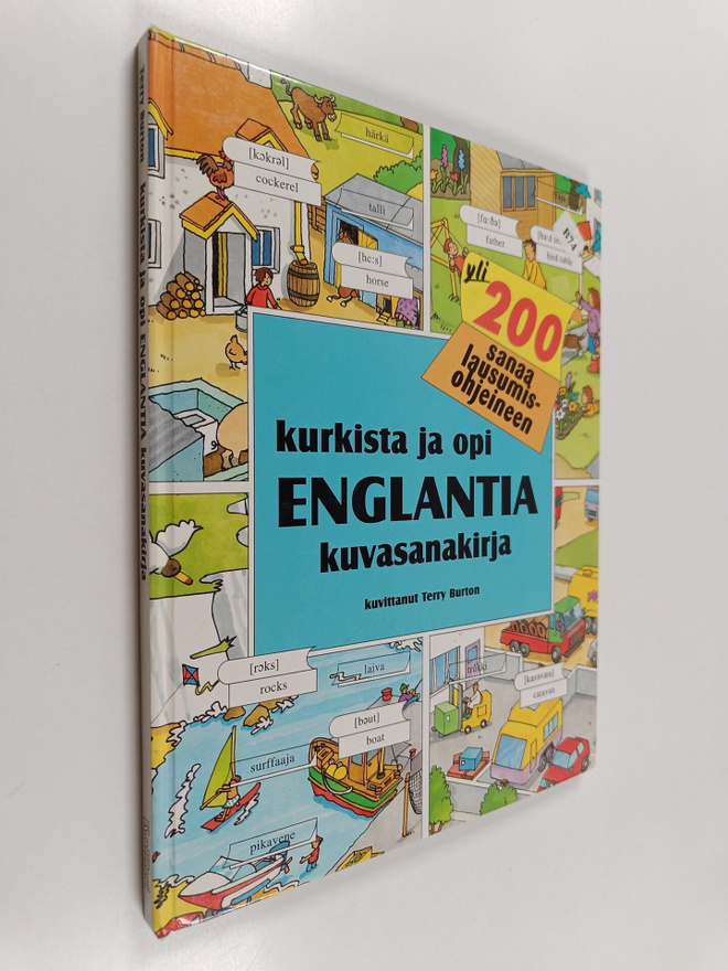 Terry Burton : Kurkista ja opi englantia : kuvasanakirja
