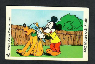 Keräilykuva - Disney - Musse Pigg - Mikki Hiiri ja Pluto