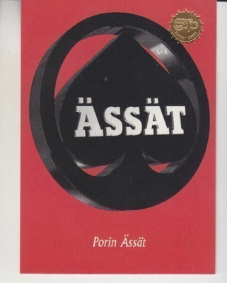94-95 Sisu Ässät logo kortti.