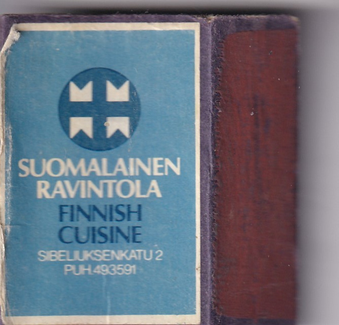 Suomalainen ravintola , Sibeliuksenkatu 2   b633