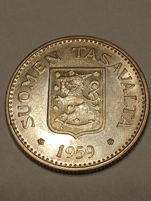 200 Mk 1959 sis. Kirjeposti