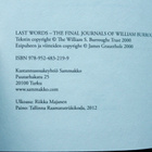 William S. Burroughs - Viimeiset sanat - pikkukuva 2