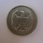 Saksa Weimar 1 mark 1924 D hopeaa - pikkukuva 2
